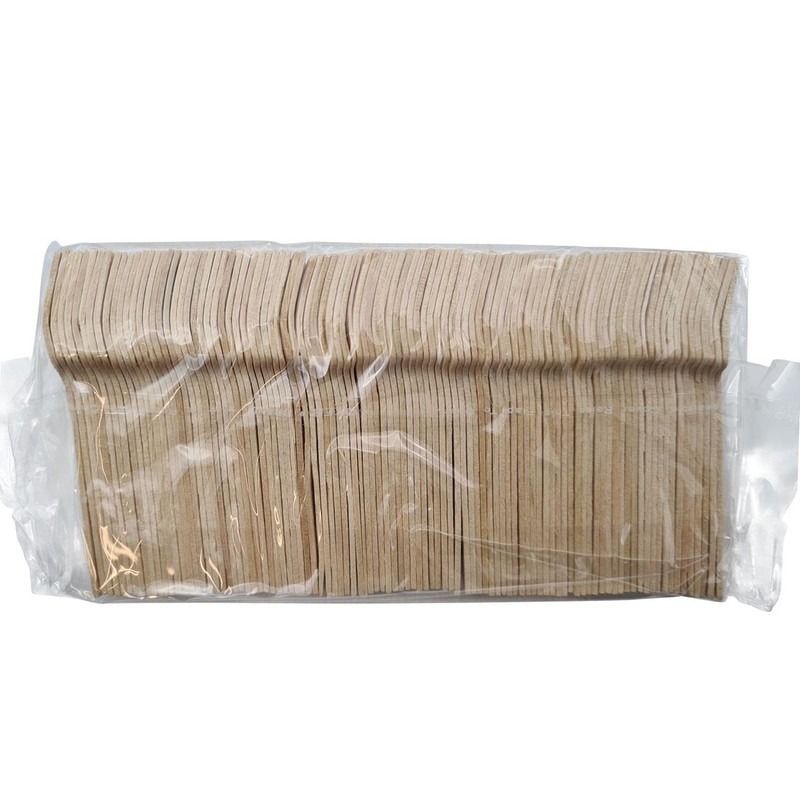 Wooden Ice Cream Spades/Spoons Biodegradeable & Disposable Pack of 100