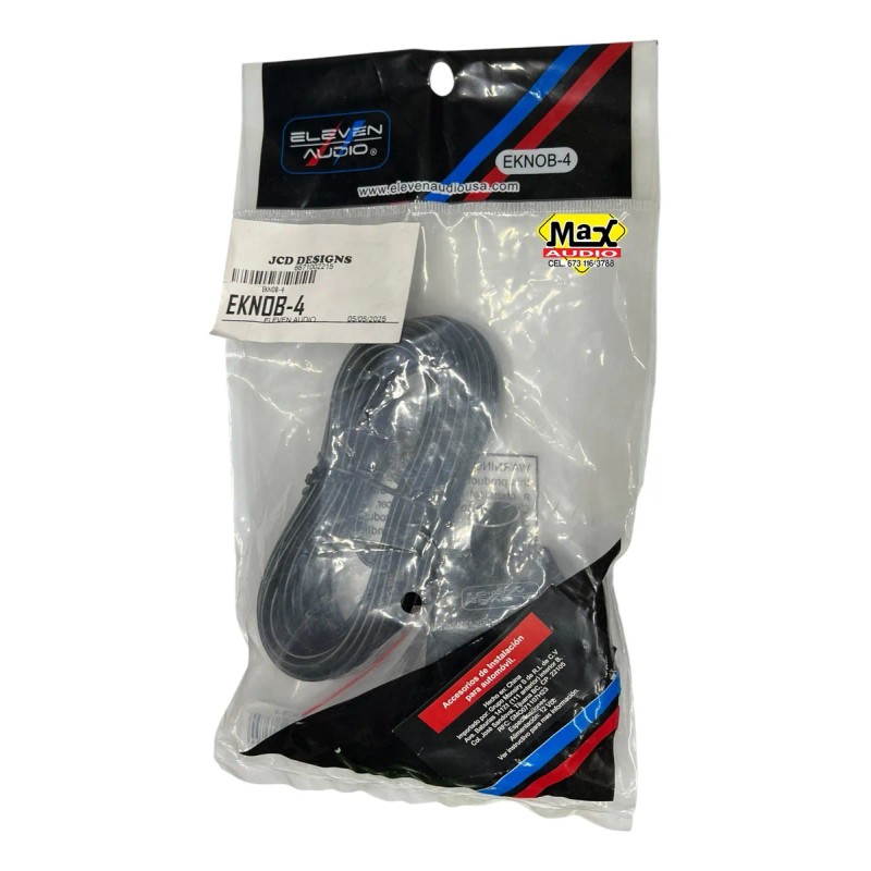 Cable Y Perilla Para Epicentro 4 Hilos Eleven Audio Eknob-4