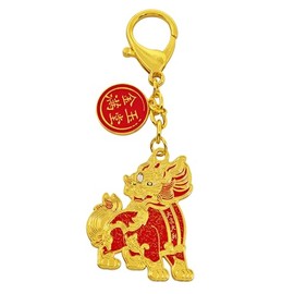 Isui Feng Shui Pixiu Hicyu Invitation Goods Interior Amulet Key Holder Good Luck Luck, multicolor
