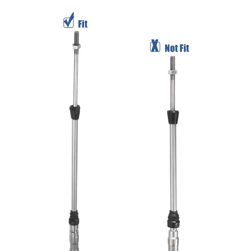 X AUTOHAUX 2pcs 20ft 6 Meter 236inch Marine Throttle Shift