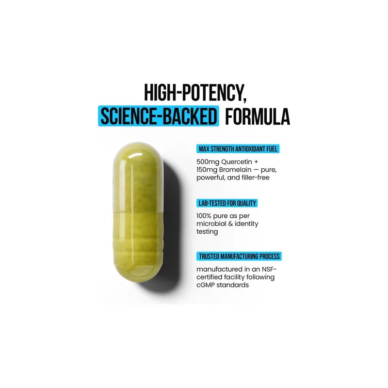 Oroline Quercetina 500mg Con Saúco Y Zinc 120 Cápsulas