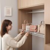 ziroland Wire Shelf Dividers - White Closet Organization & Storage