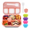 Bento Lunch Box, Kids, MaMix Containers for Adults/Students,1300ML- 6 Compartment