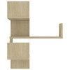 Wall Corner Shelf Sonoma Oak 15.7"x15.7"x19.7" Engineered Wood Furniture,Shelving,Wall Shelves,Ledges