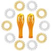 10 Pcs Finger Massager Rings and 2 Pcs Rolling Hand