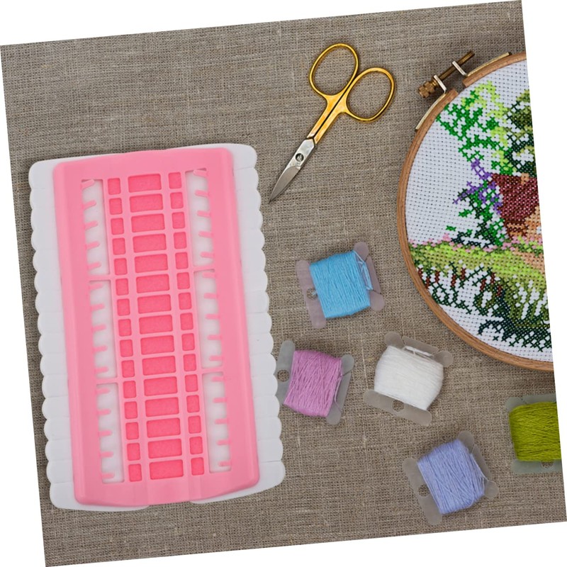 DOITOOL 3 pcs Mini Thread Arranger Plastic Cross Stitch Tool