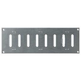 Steinberg14 Galvanised Steel 300x100mm / 12x4 inch Adjustable Sliding Hit and Miss Ventilation Grille - Air Vent Cover