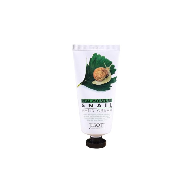 Jigott Real Moisture Snail Hand Cream 100ml/3.38fl.oz - Excellent Hydration