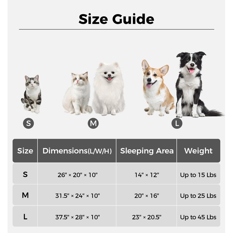 Made4Pets Cat and Dog Indoor Couch Bed, Soft Faux Fur