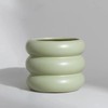 SANDYBAYTAS Ceramic Plant Pot Indoor, 4.5 Inch Flower Pot with