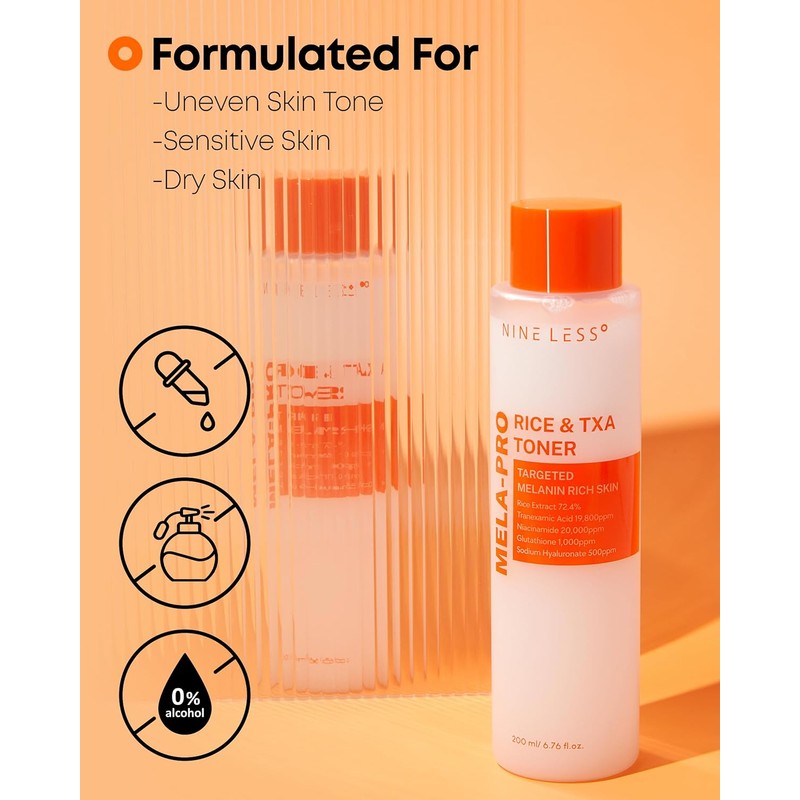 NINELESS [NINELESS]MELA-PRO Rice & TXA Toner 200ml