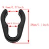 TAODAN 30PCS Durable and Flexible ABS Plastic Clips Mic Cable