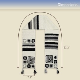 Noocro Granny - Kit completo de hilo con gancho de ganchillo, marcadores y otros accesorios, instrucciones detalladas y tutorial en video, para principiantes intermedios o ambiciosos