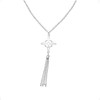 Agalea | Collar Corbatero con Dije de Nudo de Bruja