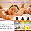 ANKOOY Massage Oil Set With Arnica Ginger And Lavender For