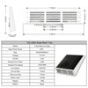 25W Solar Exhaust Fan for Chicken Coop with Power Adapter