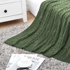 Aormenzy Cable Knit Throw Blankets 50 x 60 Inches, Soft