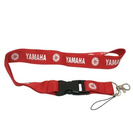 1pcs Red Color Yamaha Logo Superbike Lanyard Keychain Accessories Motorbike Motorcycle Lanyard Badge Holder