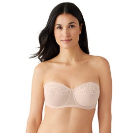 Wacoal Women's 854310 Molded Bra, Sheer, Sand, 36E