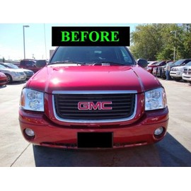 312 Motoring fits 2002-2006 GMC Envoy Chrome Grill Grille KIT 2003 2004 02 03 04 05 SLT SLE XL Denali