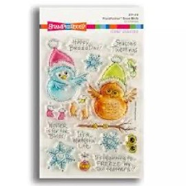 Stampendous  ACRYLIC STAMPS -  SNOW BIRD