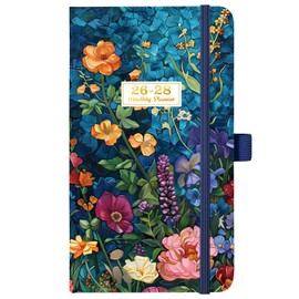 2026-2029 Pocket Planner/Calendar - 3 Year Monthly Planner 2026-2029, July 2026 - June 2029(36 Months), 6.3" x 3.7", Monthly Planners with Inner Pocket, Pen Holder & Elastic Closure - Colorful