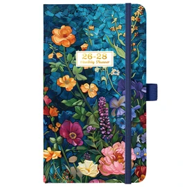 2026-2029 Pocket Planner/Calendar - 3 Year Monthly Planner 2026-2029, July 2026 - June 2029(36 Months), 6.3" x 3.7", Monthly Planners with Inner Pocket, Pen Holder & Elastic Closure - Colorful