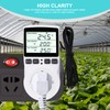 RUIZHI Digital Temperature Controller Sockets Heating Cooling Thermostat 250 V