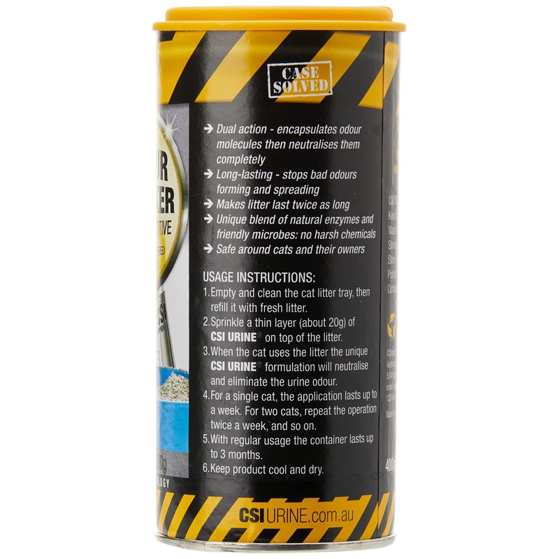 CSI Urine Cat Urine Litter Odour Blocker Granules, 400g -