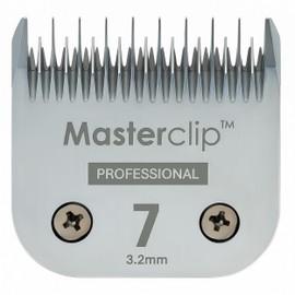 Masterclip Professional Range Dog Clipper A5 Blade Super Strong Japanese Carbon Steel; 10, 30, 7F, 7#, 5F, 5#, 4F, 4# Compatible with All A5 Snap on/Off Clippers (7#)