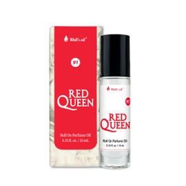 Well's Oil Roll-On Perfume Oil (Red Queen) | Long-Lasting | Paraben-Free | 0.33 Fl Oz / 10 ml