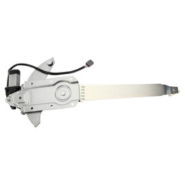 TRQ Front Left Power Window Regulator & Motor Assembly Drivers Side Compatible with 1981-1996 Ford Bronco 1981-1983 F-100 F-150 1981-1997 F-250 1997 F-250 HD F-350