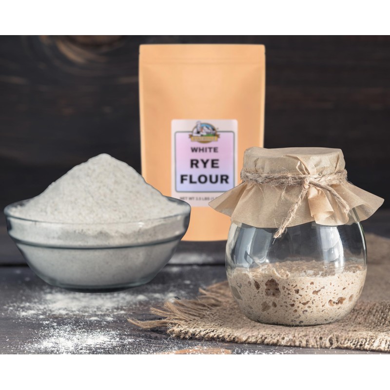 Bakerdale White Rye Flour, 3.5 Pounds, Kosher Certified
