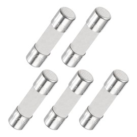 sourcing map 5Pcs Time Delay Fuse Ceramic Fuses Tube 5mm x 20mm 250V 2A Slow Blow Fuse Repair Circuit Boards,Lighting Equipment, Instrumentation,Home Appliance