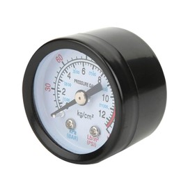 Air Compressor Pressure Gauge, Y40 Iron Housing 0-180 PSI Air Pressure Gauge for Screw Compressors Piston Compressors