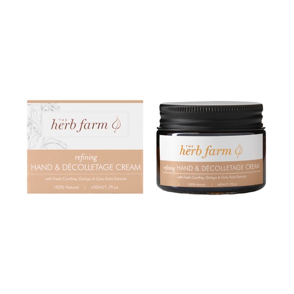 The Herb Farm Refining Hand & Decolletage Cream - 50ml