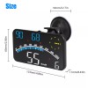 EEEKit 5" Digital Speedometer Universal GPS Car HUD Head Up