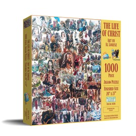 SUNSOUT INC The Life of Jesus Christ - 1000 pc Jigsaw Puzzle by Artist: Al Lorenz - Finished Size 20" x 27" Easter - MPN# 46246