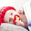 LUOZZY 8pcs Funny Baby Pacifiers Silicone Newborn Baby Teeth Pacifiers