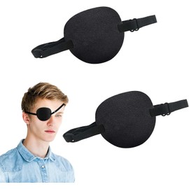 Generic Parches Para Ojos, 2 Piezas Parches Para Ojos Ajustables, Parche Médico Para Ojos, De Ambliopía Para Ojos Izquierdo O Derecho Parches Para Entrenamiento De Ojos Perezosos