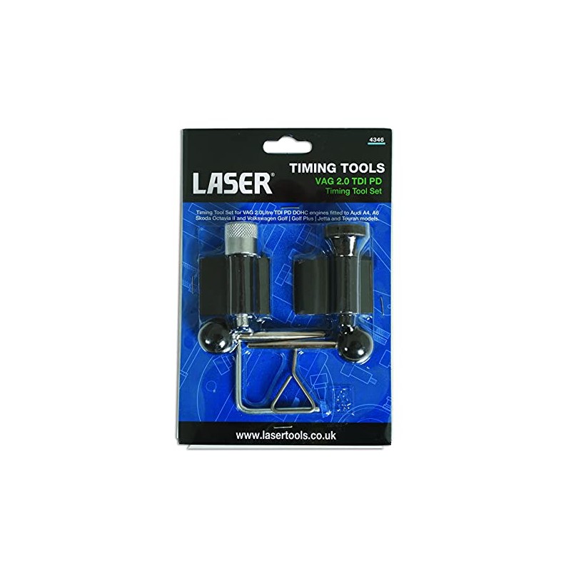 Laser 4346 Timing Tool Set - for VAG 2.0L TDi