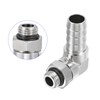 M METERXITY Screw Connections Hoses Angle 90 Degree Angle Nickel-Plated