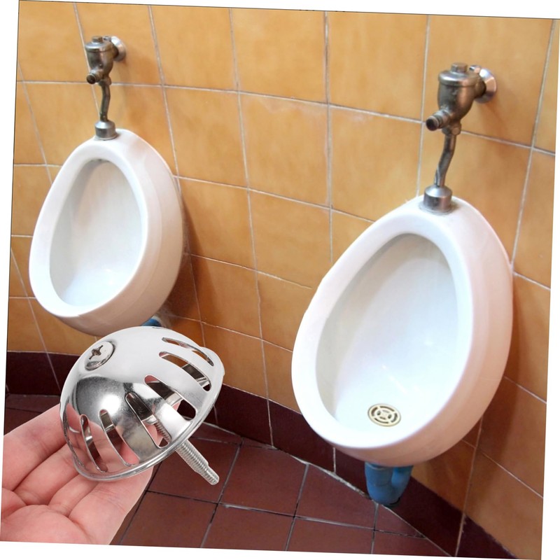 OUNONA 3Pcs Urinal Strainer, Urinal Funnel Cover, Filter Urinal Accessory,