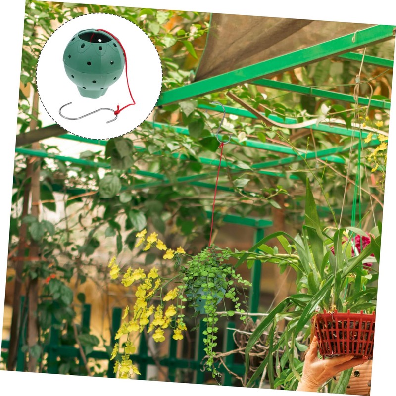 BESPORTBLE 3pcs Plastic Plant Holders Sunflower Holders Multihole Planter Baskets