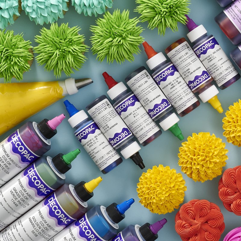 DecoPac Hawaiian Blue Food Coloring, 8 Fl Oz Airbrush Food