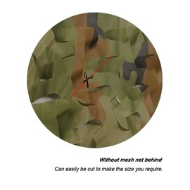 HYOUT Camouflage Netting, Camo Net Woodland Blinds Great for Military Sunshade Camping Shooting Hunting Party Decoration 1.5x2M/5x6.5ft