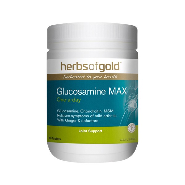 Herbs of Gold Glucosamine MAX 90 Tablets