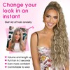RONTAYA 30 Inch Ponytail Extension Multi Layered Fluffy Thick Wavy