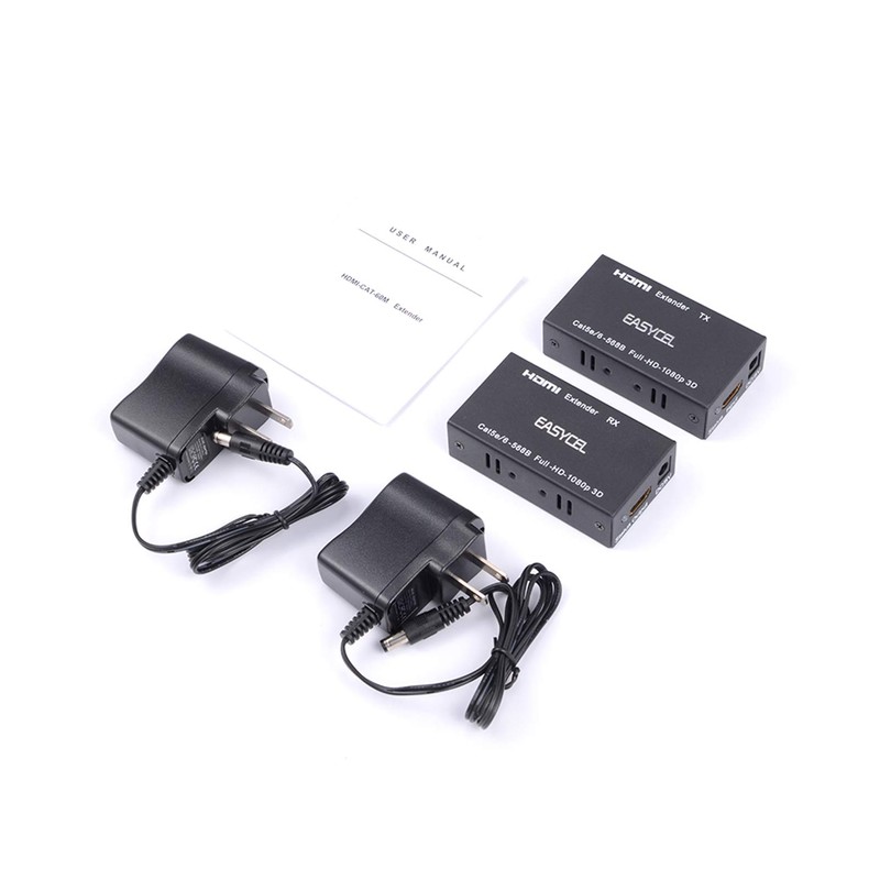 HDMI Extender, EASYCEL 60M HDMI Transmitter and Receiver, HDMI to