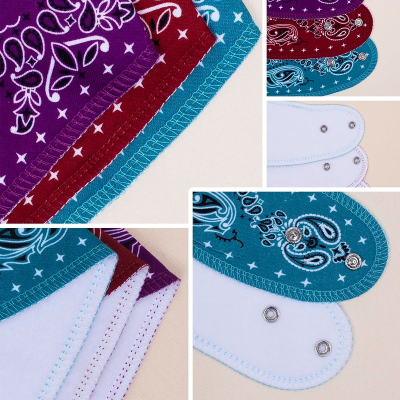 Maiwa 10 Pack Baby Triangle Bandana Bibs for Boys Girls